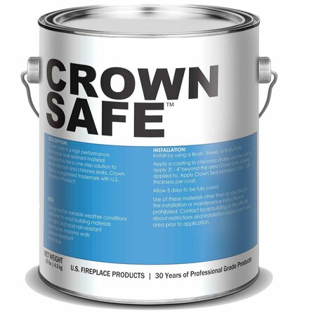U.S. FIREPLACE PRODUCTS Crown Safe Elastic Sealant - for Chimney Crowns, Roofs - 1 Gallon (2 Pack) CRS01 - PK2